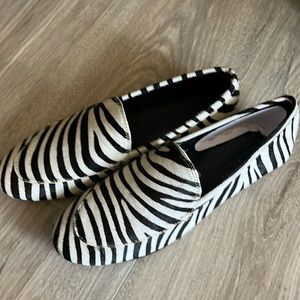 Banana Republic black & white calf hair loafers - brand new - size 6.5